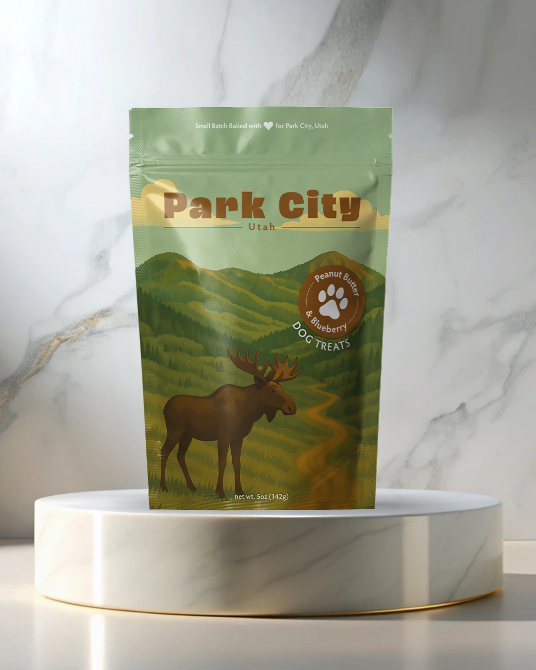 Park City, UT Summer Souvenir Dog Treats - 5oz