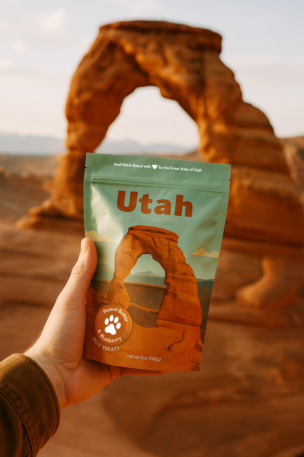 Utah Summer Souvenir Dog Treats - 5oz