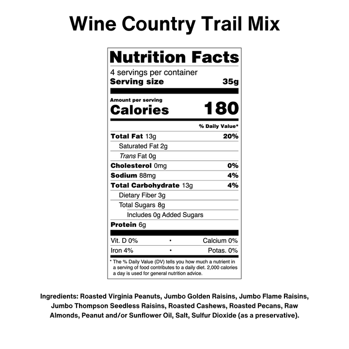 Private label trail mix