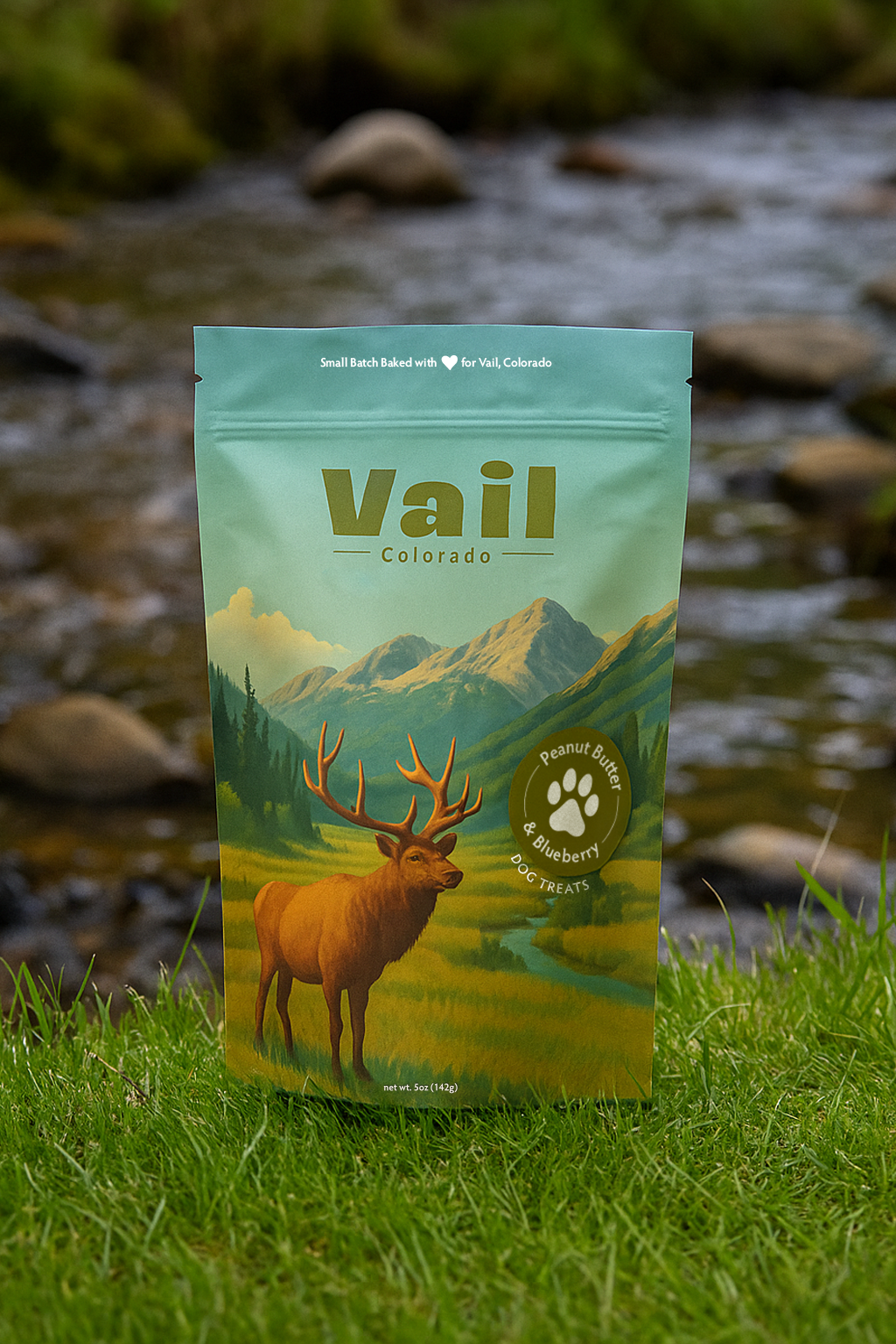 Vail, CO Summer Souvenir Dog Treats - 5oz
