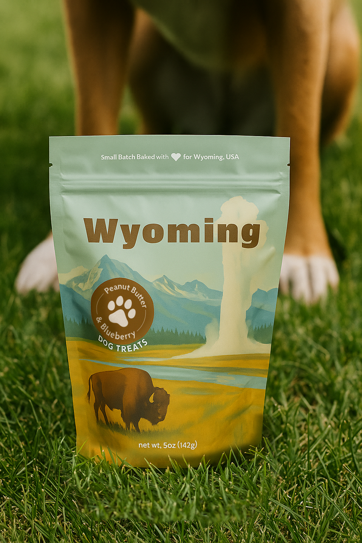 Wyoming Summer Souvenir Dog Treats - 5oz