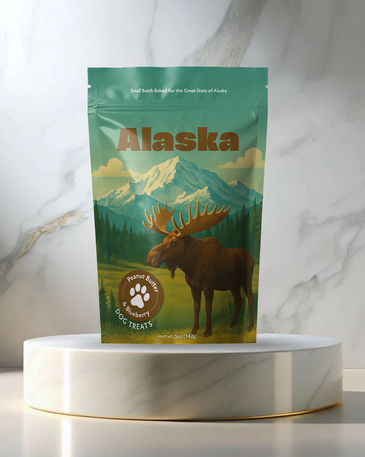 Alaska (Moose) Souvenir Dog Treats - 5oz