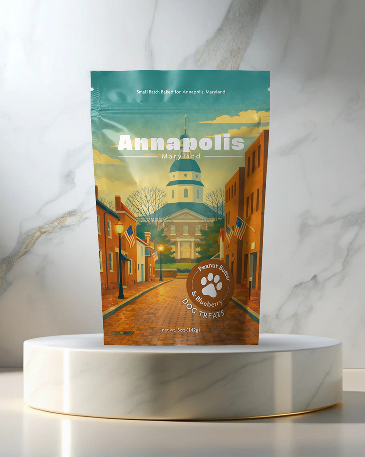 Annapolis, MD Souvenir Dog Treats - 5oz