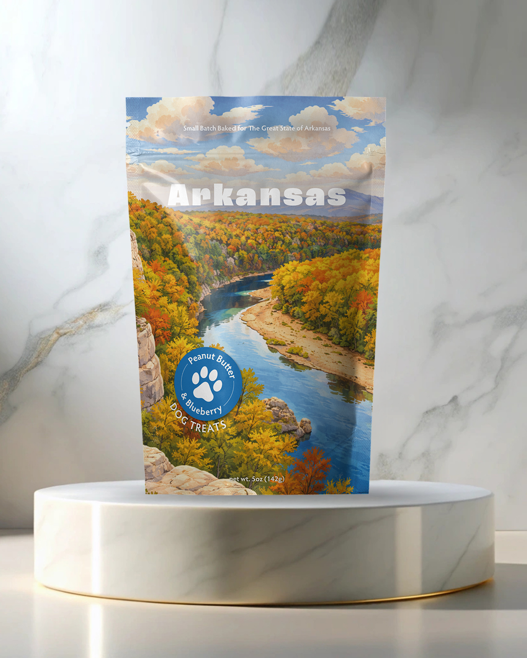 Arkansas Souvenir Dog Treats - 5oz