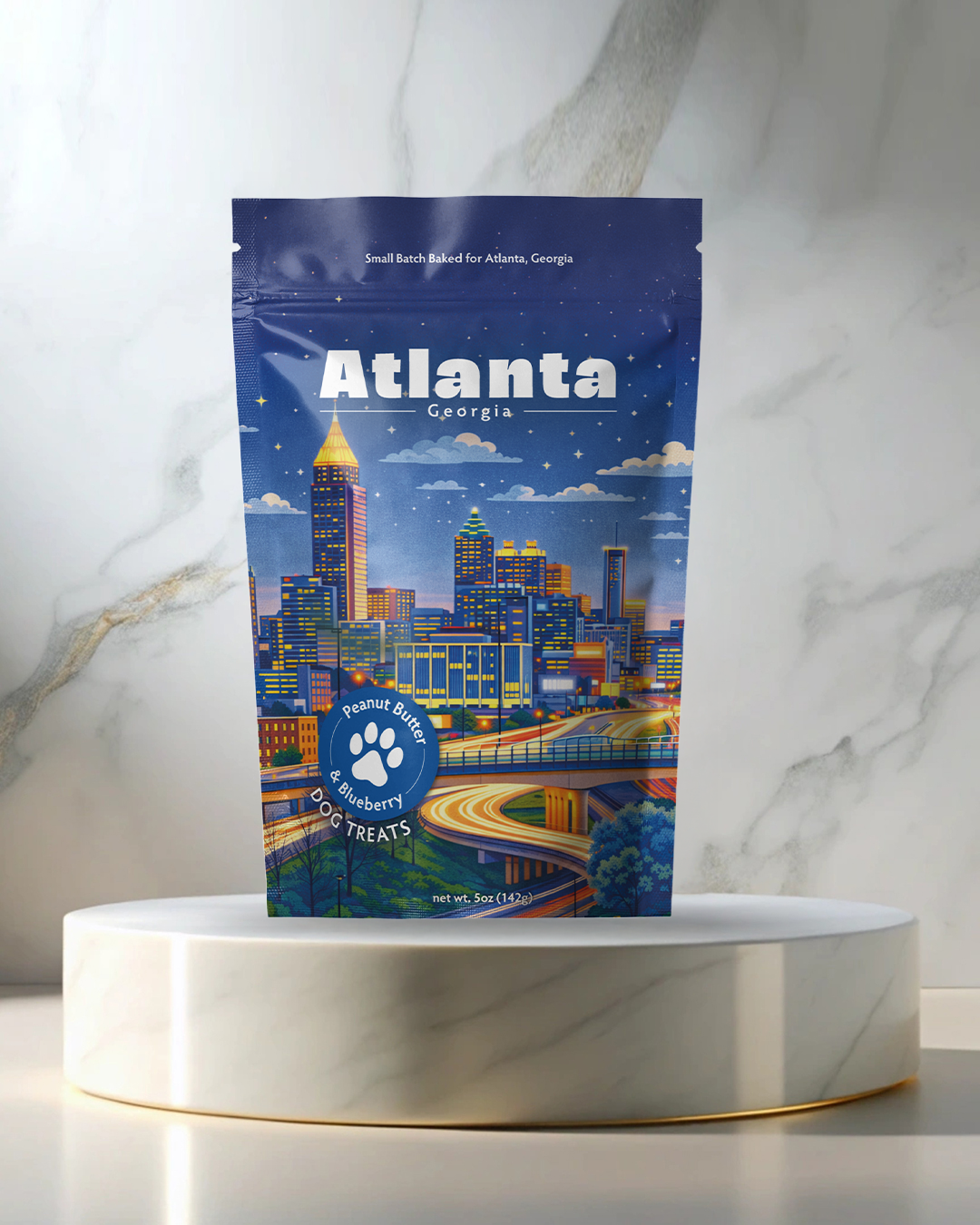 Atlanta Souvenir Dog Treats - 5oz