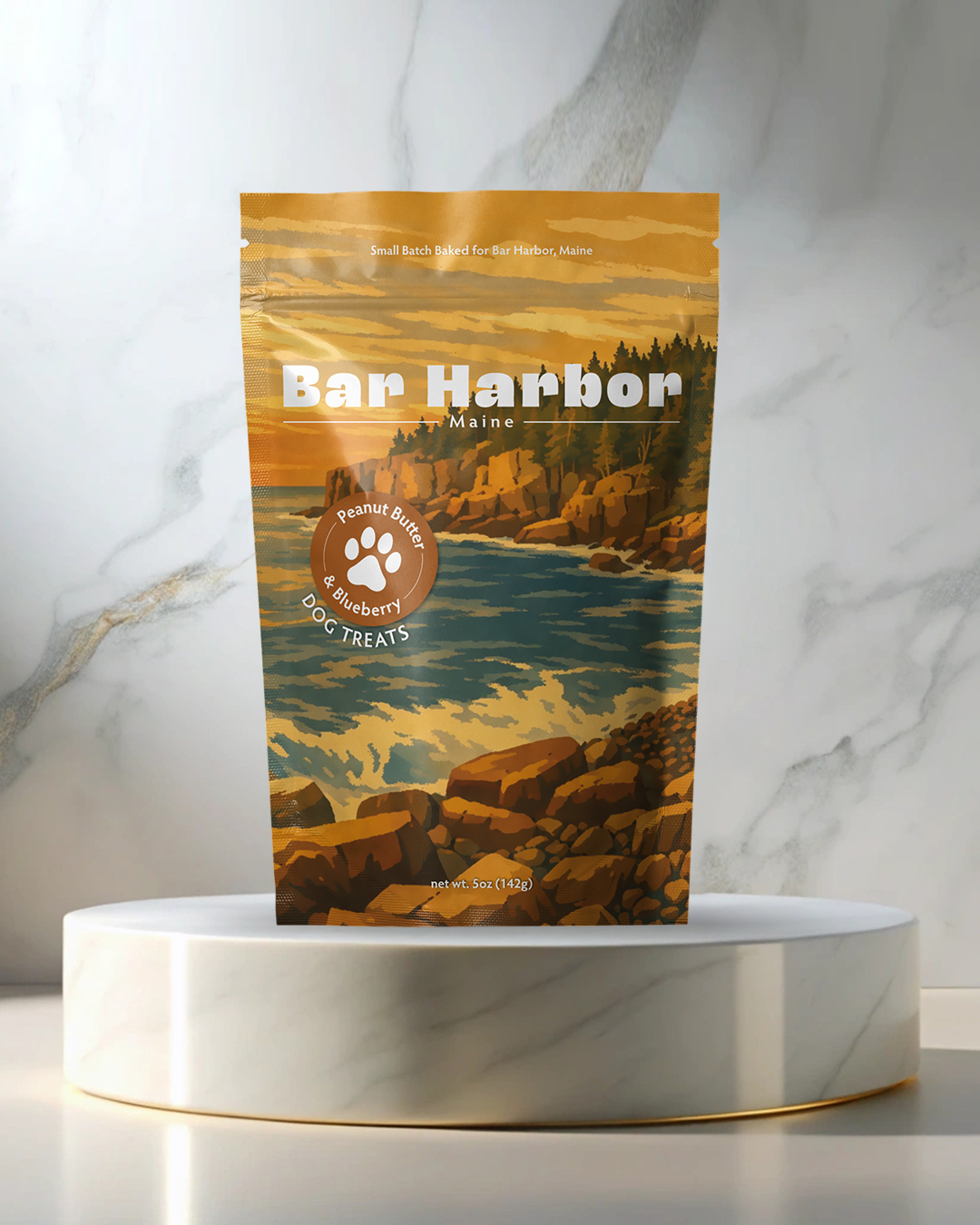 Bar Harbor Souvenir Dog Treats - 5oz