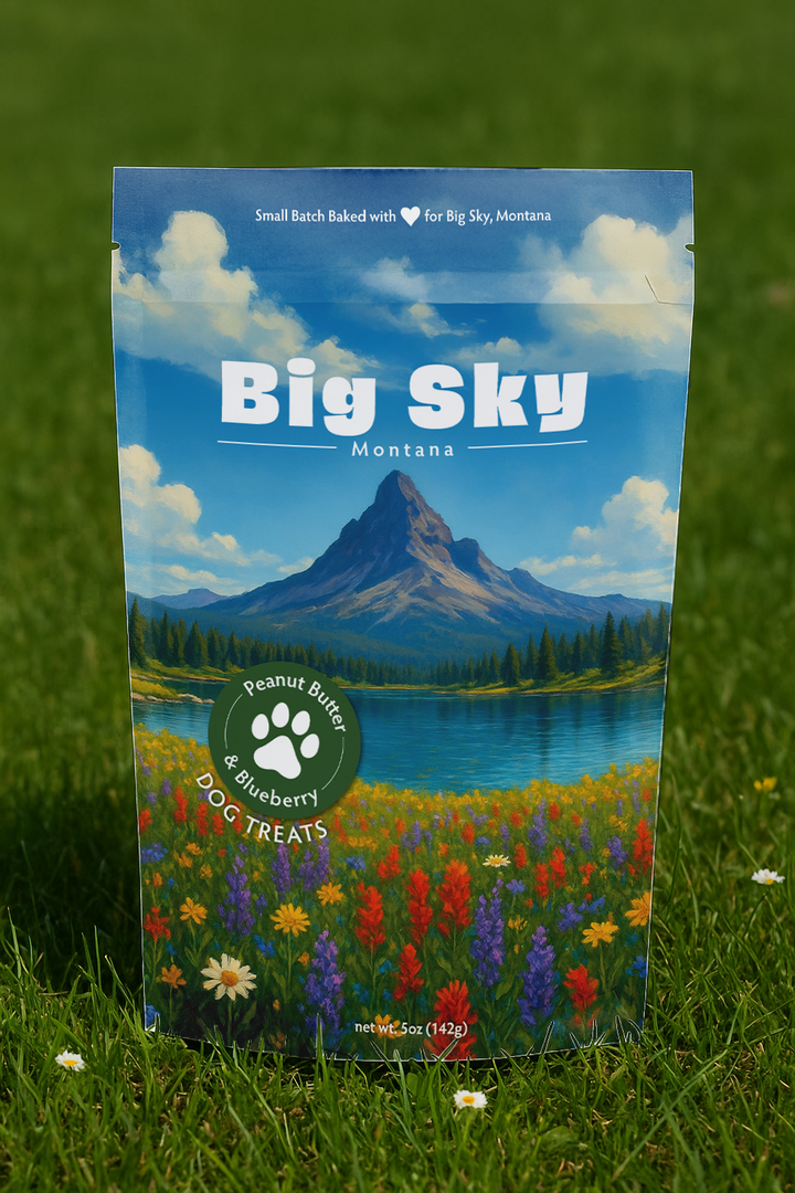 Big Sky, MT Souvenir Dog Treats - 5oz