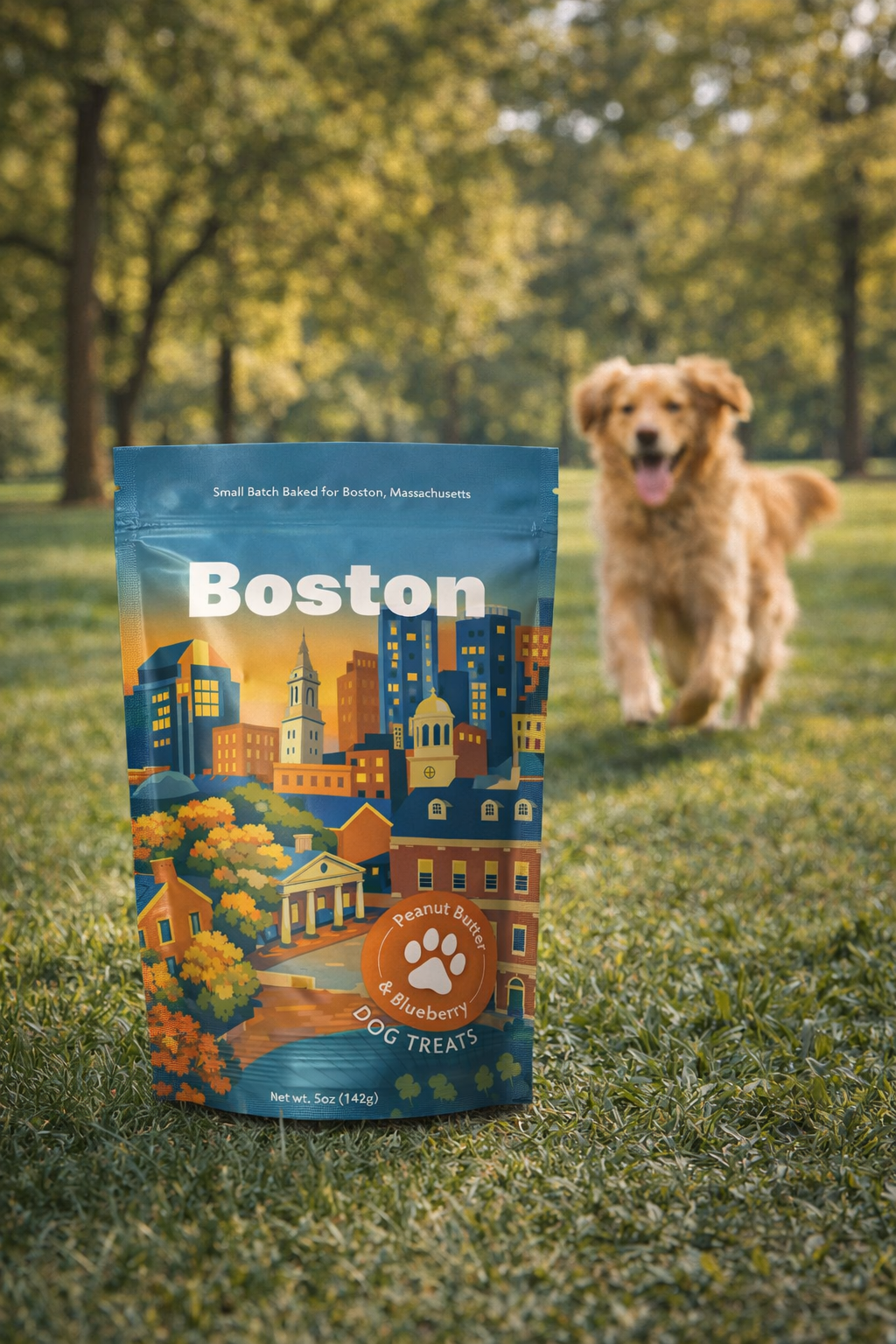 Boston Souvenir Dog Treats - 5oz