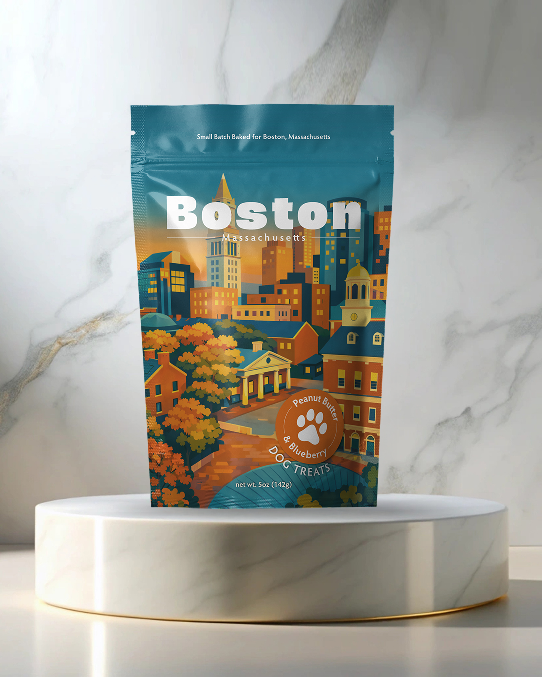 Boston Souvenir Dog Treats - 5oz