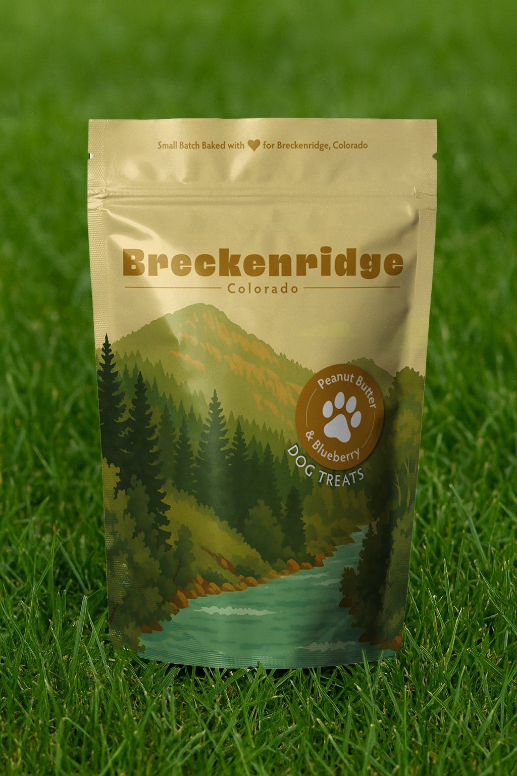 Breckenridge, CO Summer Souvenir Dog Treats - 5oz