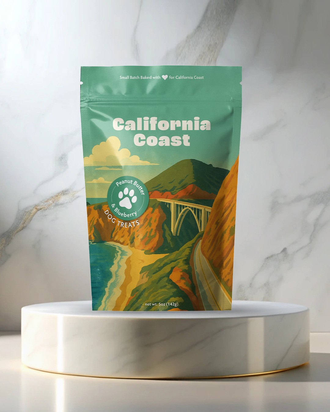 California Coast Souvenir Dog Treats - 5oz