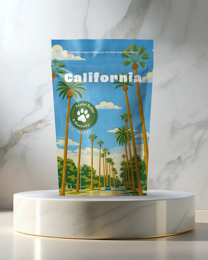 California (Southern) Souvenir Dog Treats - 5oz