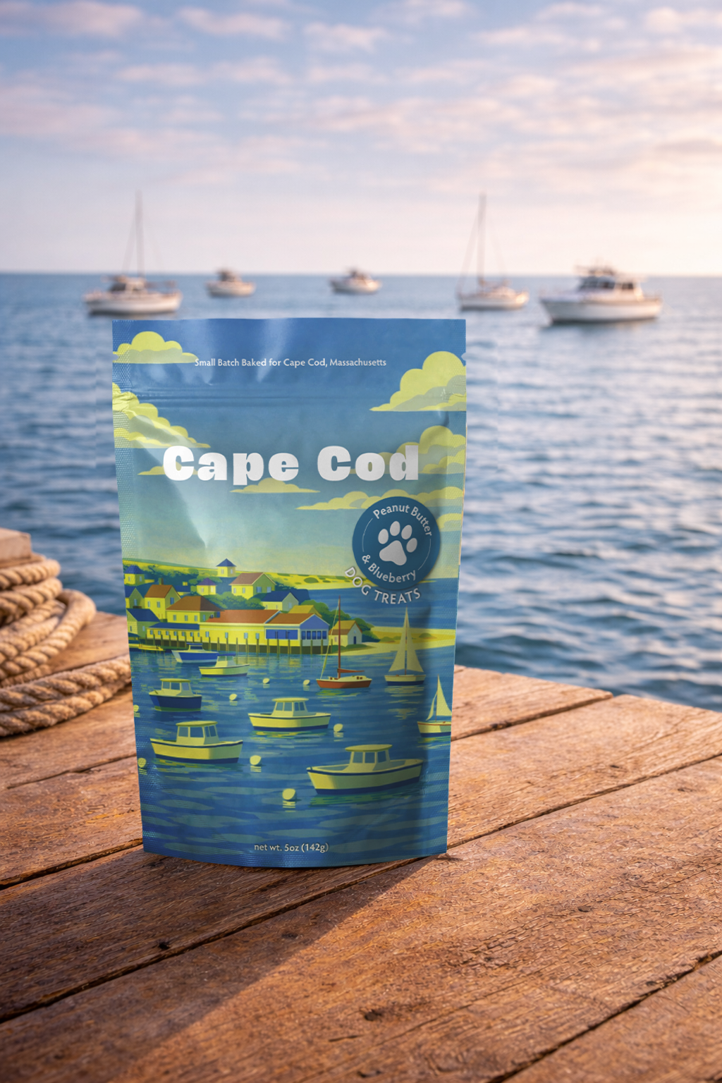 Cape Cod Souvenir Dog Treats - 5oz