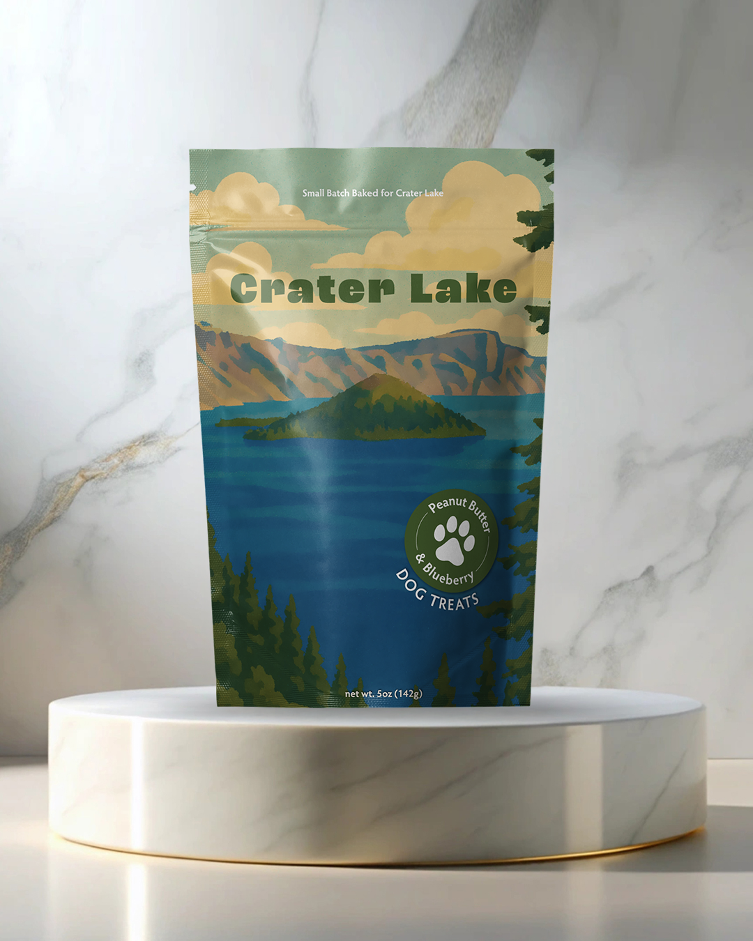 Crater Lake Souvenir Dog Treats - 5oz