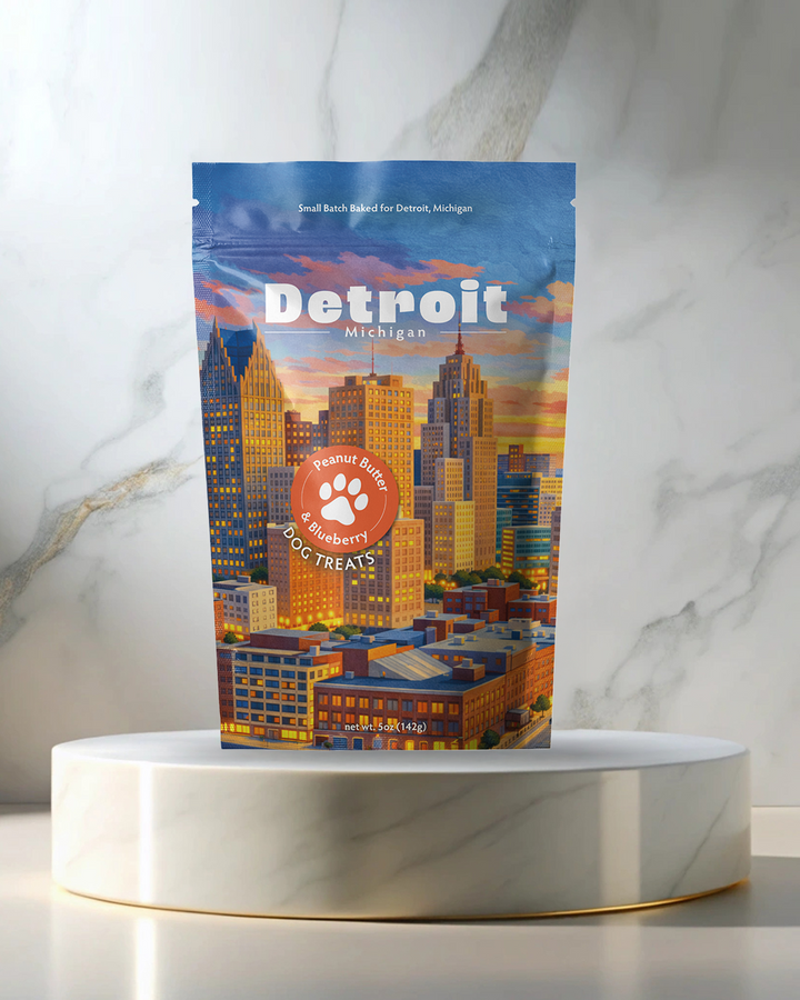 Detroit Souvenir Dog Treats - 5oz