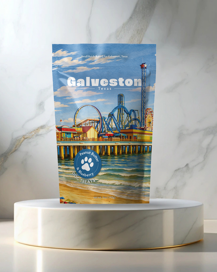 Galveston Souvenir Dog Treats - 5oz