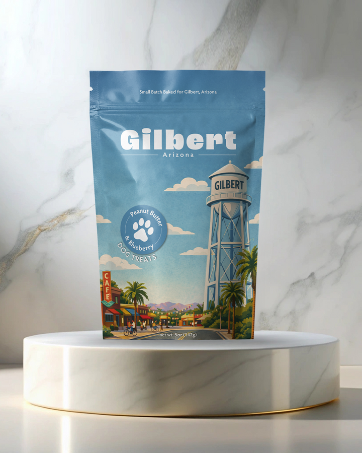 Gilbert, AZ Souvenir Dog Treats - 5oz