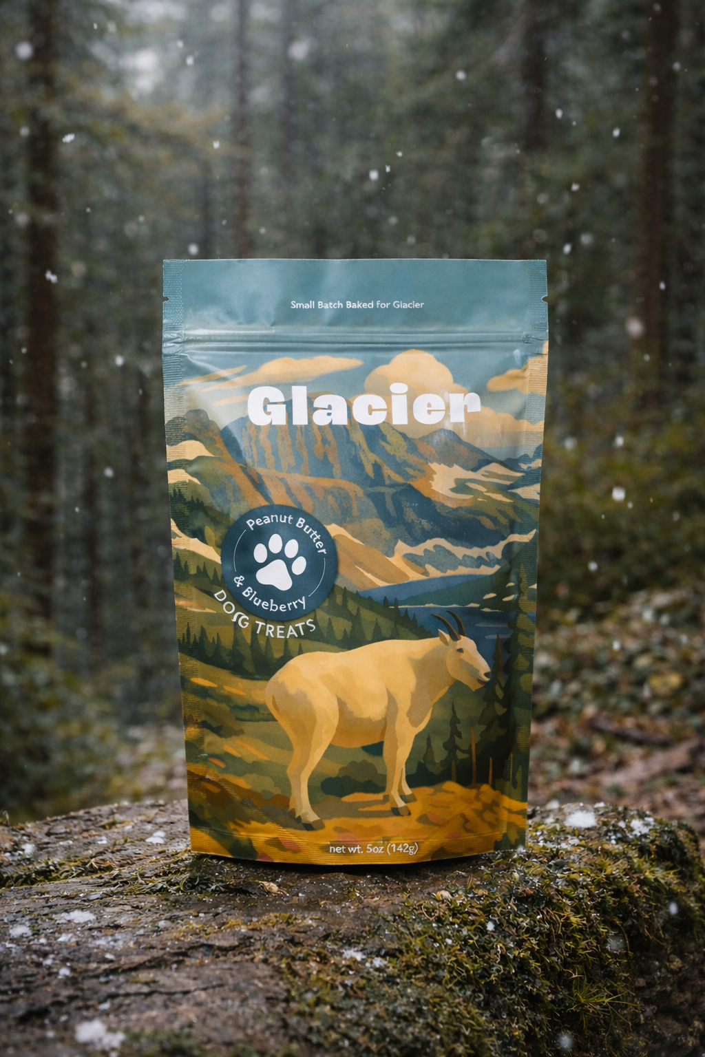 Glacier Souvenir Dog Treats - 5oz