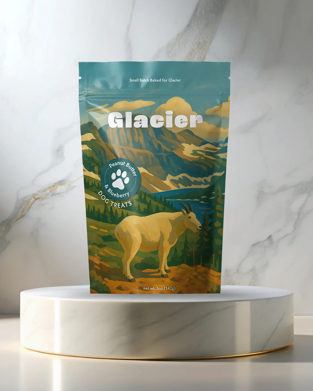 Glacier Souvenir Dog Treats - 5oz