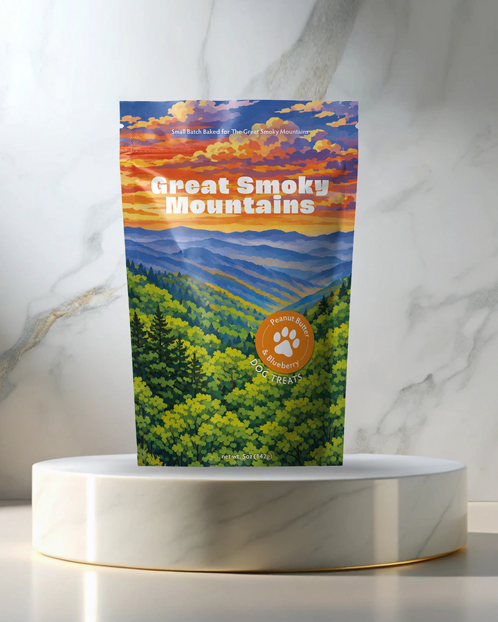 Great Smoky Mountains Souvenir Dog Treats - 5oz