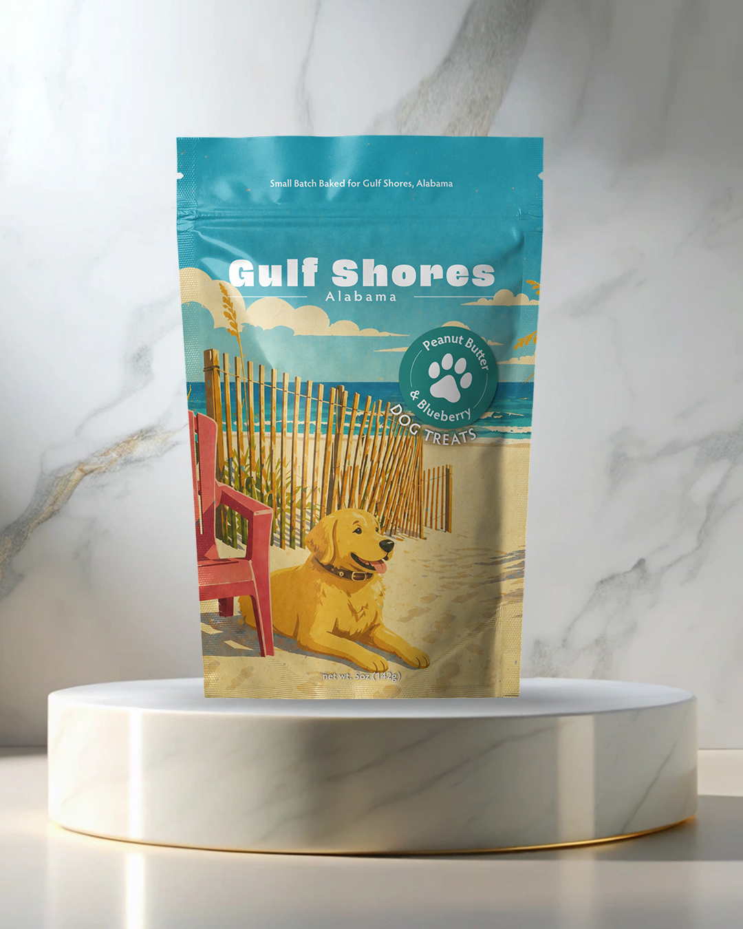 Gulf Shores Souvenir Dog Treats - 5oz