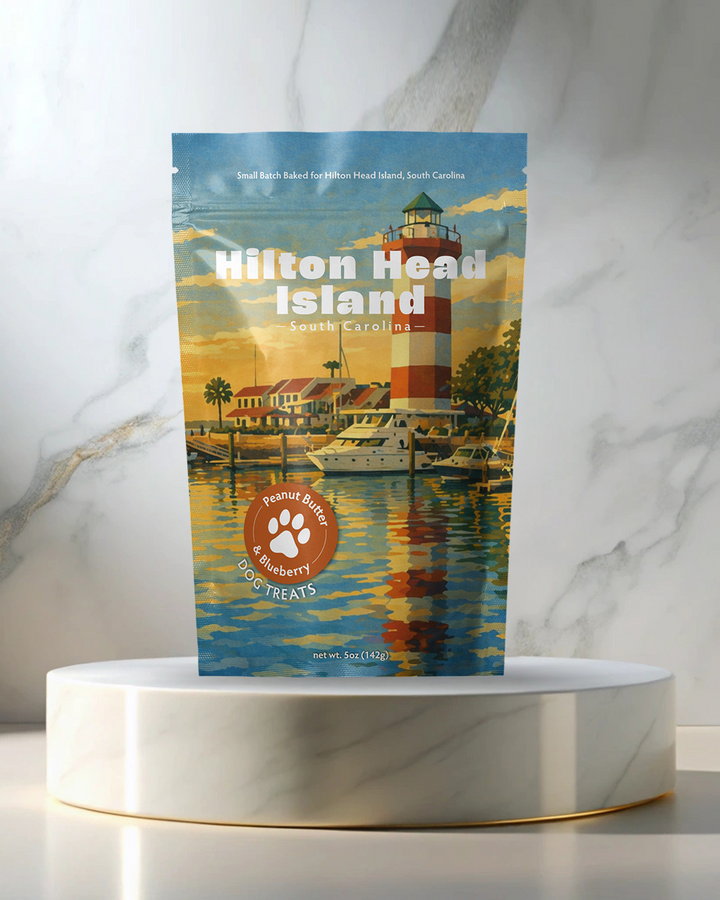 Hilton Head Island Souvenir Dog Treats - 5oz