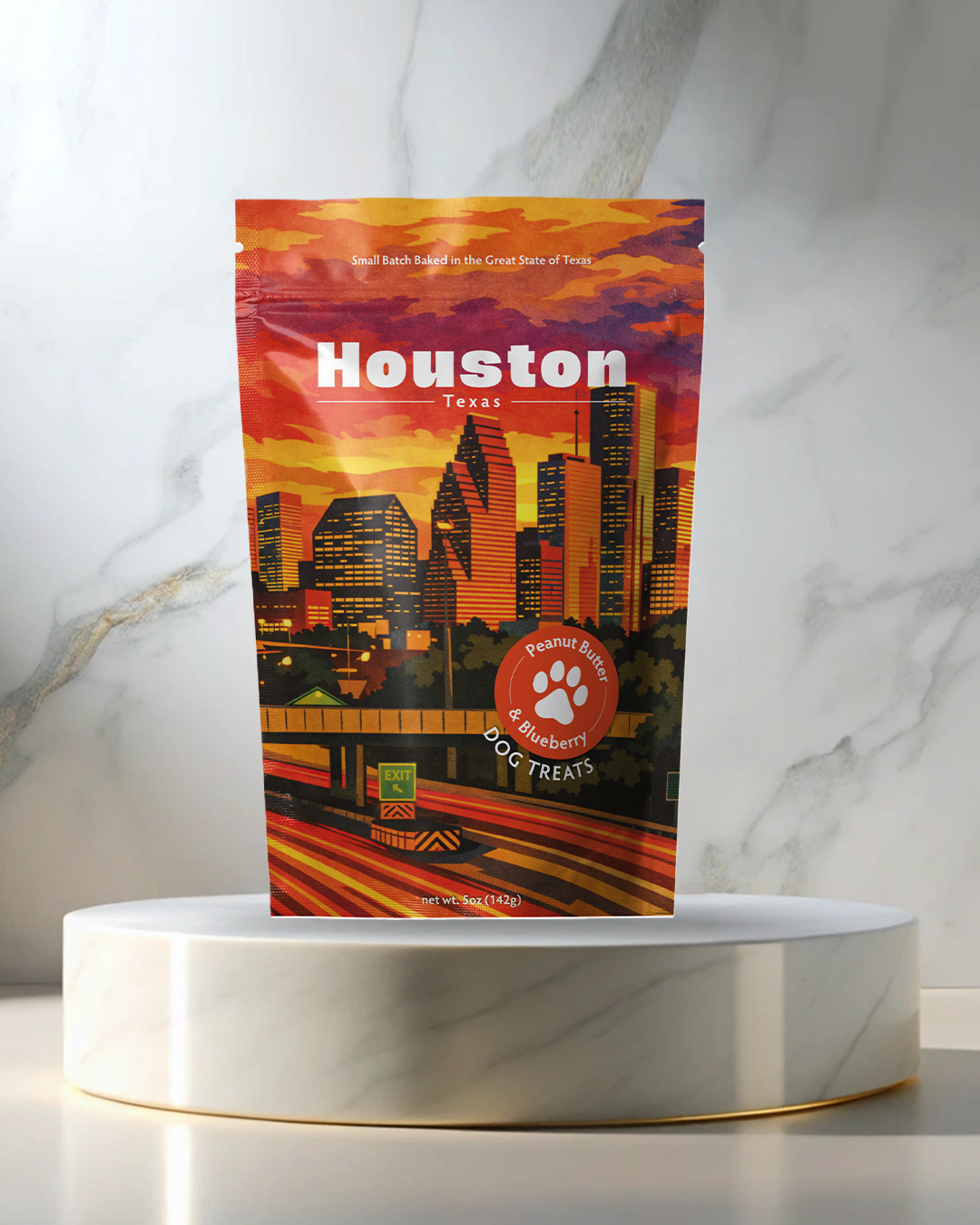 Houston Souvenir Dog Treats - 5oz