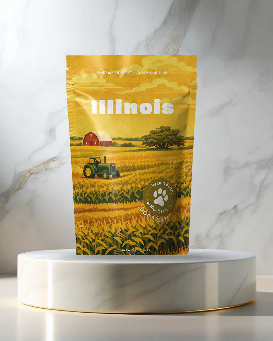Illinois Souvenir Dog Treats - 5oz