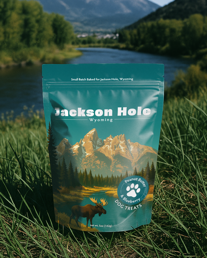 Jackson Hole, WY Summer Souvenir Dog Treats - 5oz