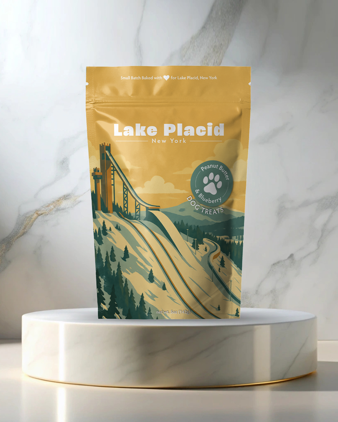 Lake Placid Winter Souvenir Dog Treats - 5oz