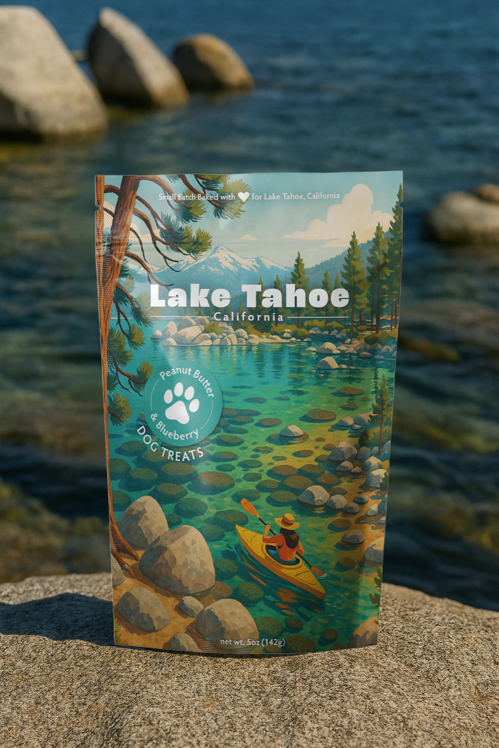 Lake Tahoe Summer Souvenir Dog Treats - 5oz