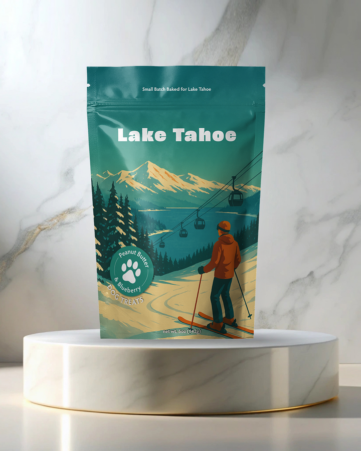 Lake Tahoe Winter Souvenir Dog Treats - 5oz