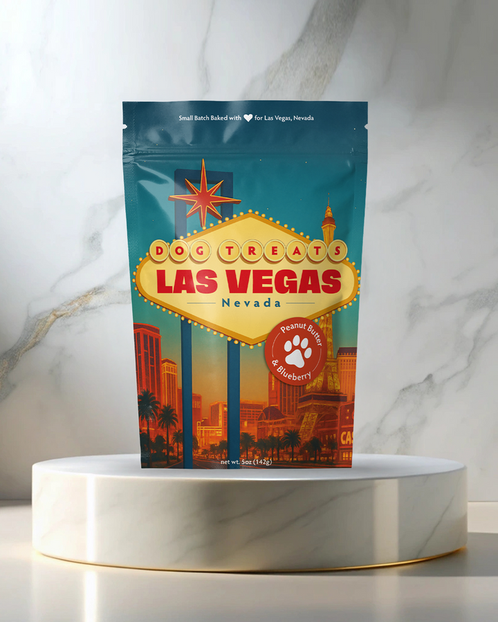 Las Vegas, NV Souvenir Dog Treats - 5oz
