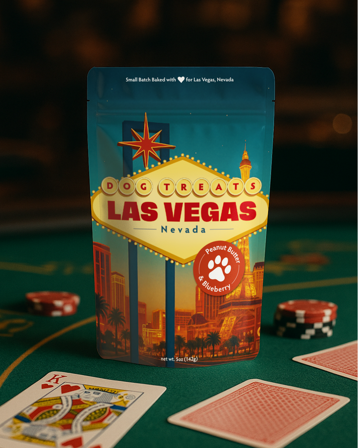 Las Vegas, NV Souvenir Dog Treats - 5oz