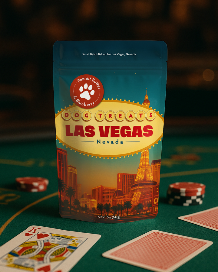 Las Vegas, NV Souvenir Dog Treats - 5oz
