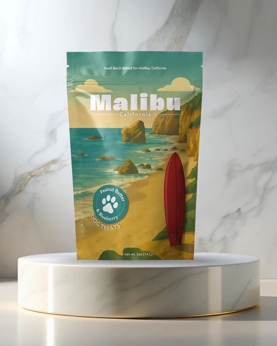 Malibu Souvenir Dog Treats - 5oz