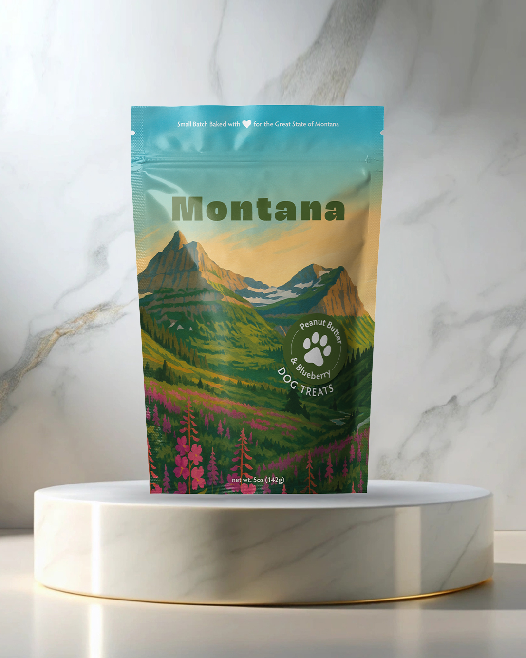 Montana Summer Souvenir Dog Treats - 5oz