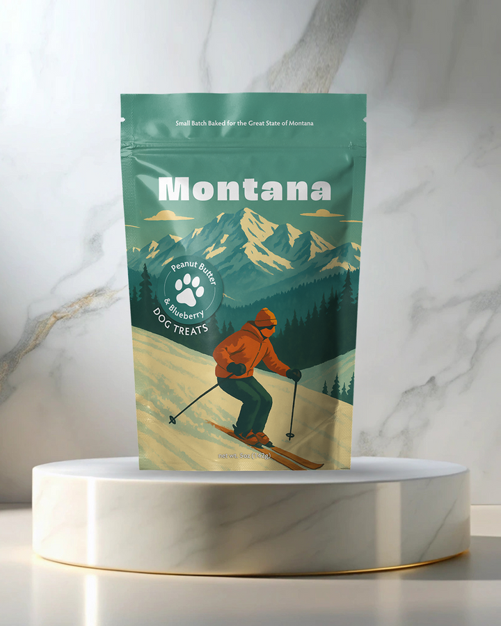 Montana Winter Souvenir Dog Treats - 5oz