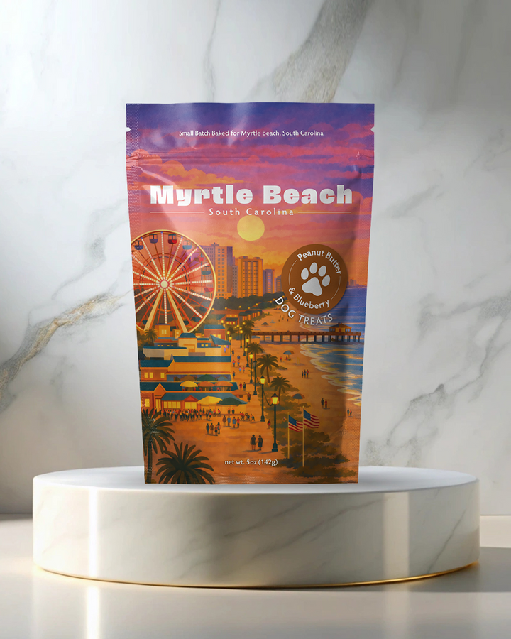 Myrtle Beach Souvenir Dog Treats - 5oz