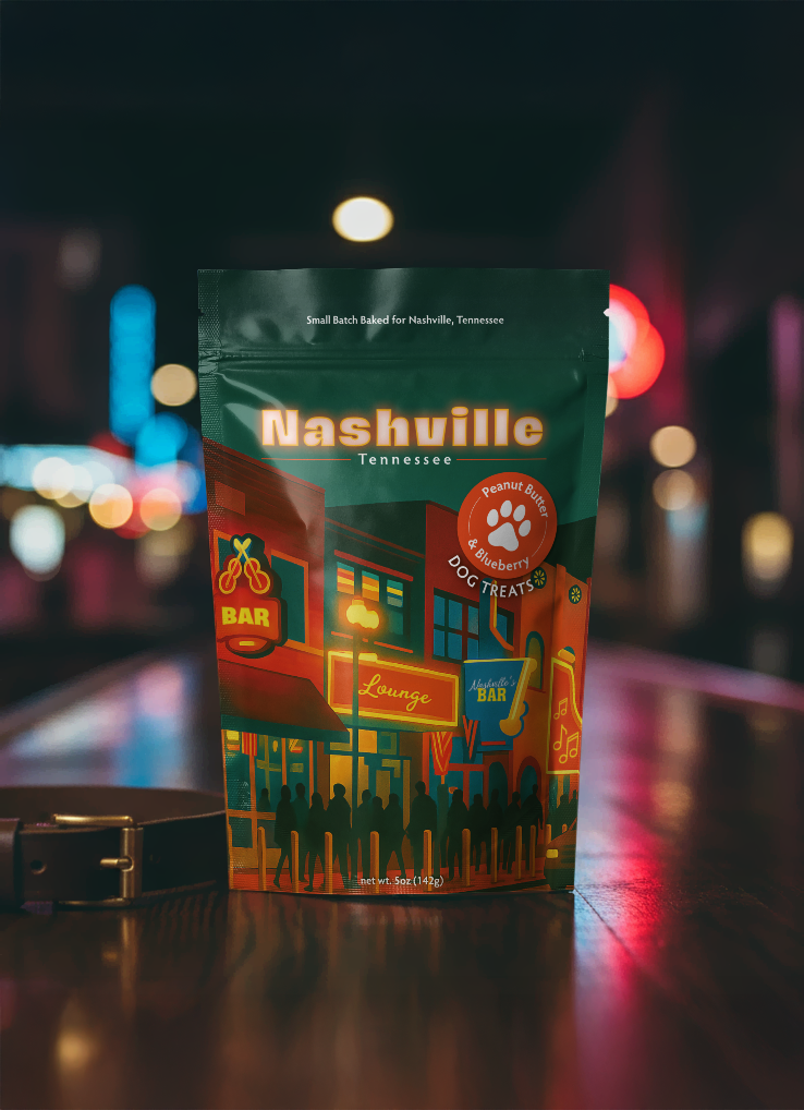 Nashville Souvenir Dog Treats - 5oz