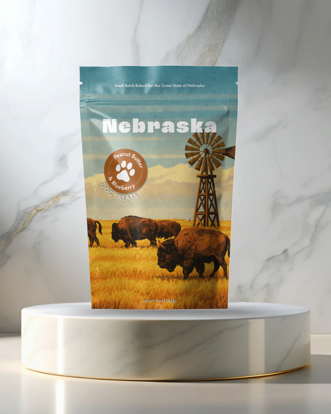 Nebraska Souvenir Dog Treats - 5oz