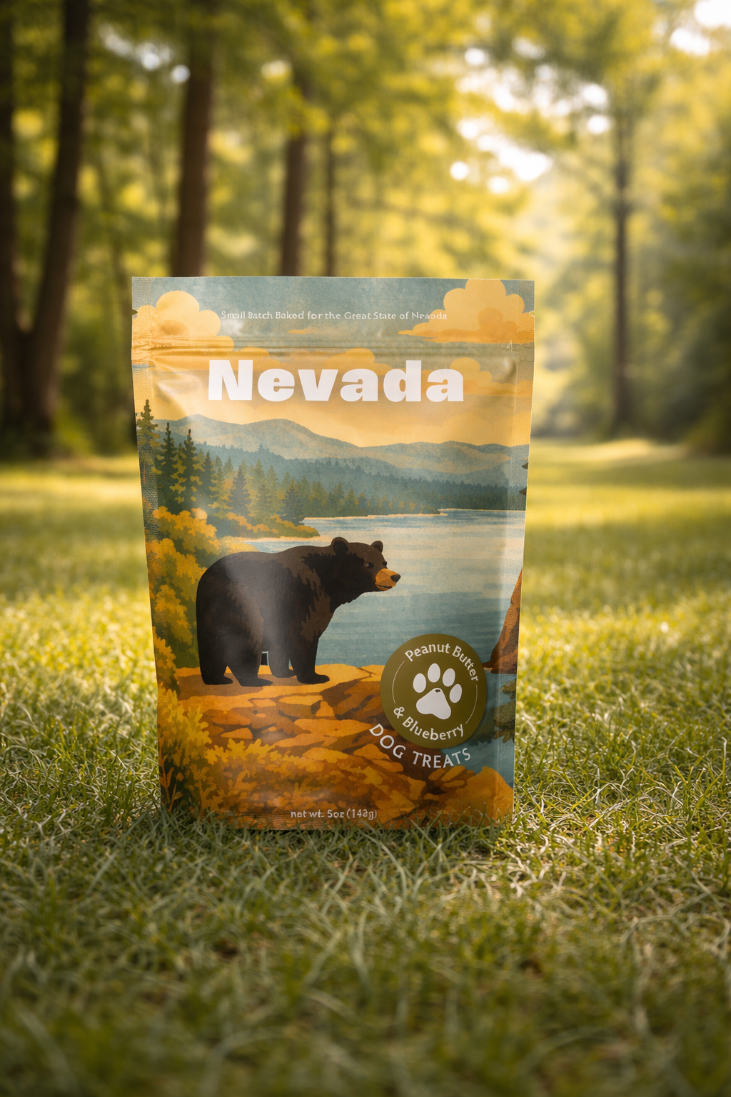 Nevada (Northern) Souvenir Dog Treats - 5oz