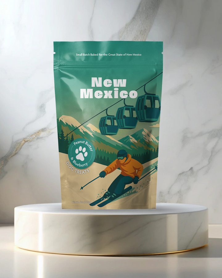 New Mexico Winter Souvenir Dog Treats - 5oz