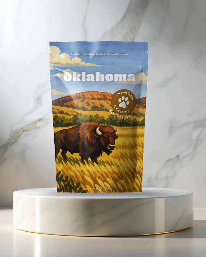 Oklahoma Souvenir Dog Treats - 5oz