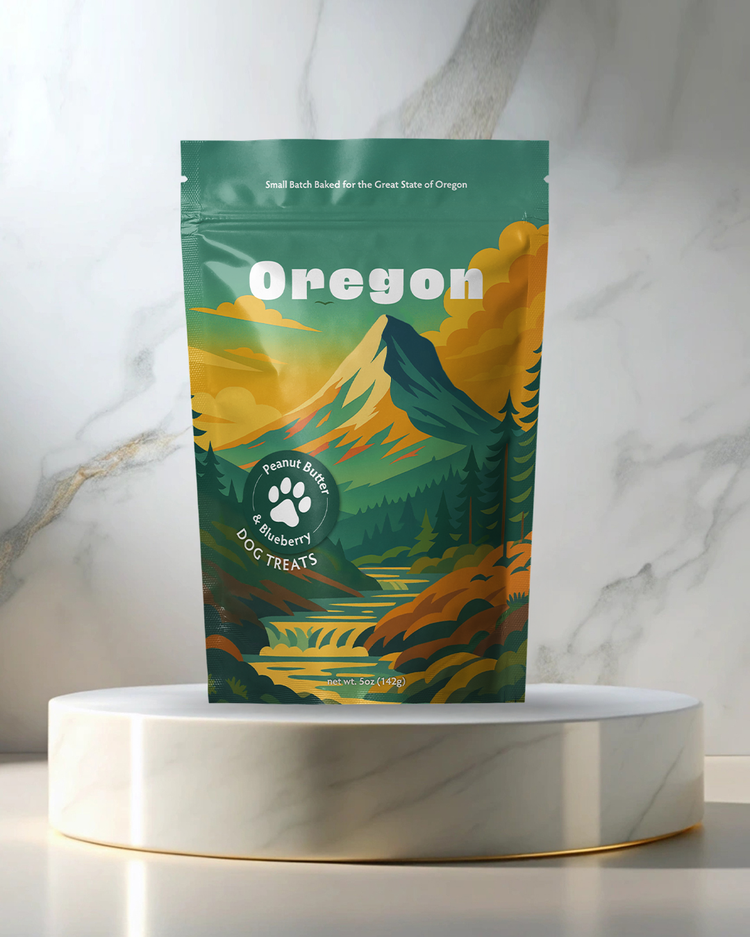 Oregon Souvenir Dog Treats - 5oz