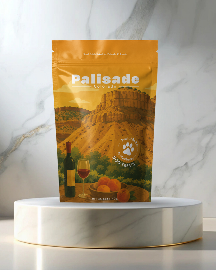 Palisade, CO Souvenir Dog Treats - 5oz