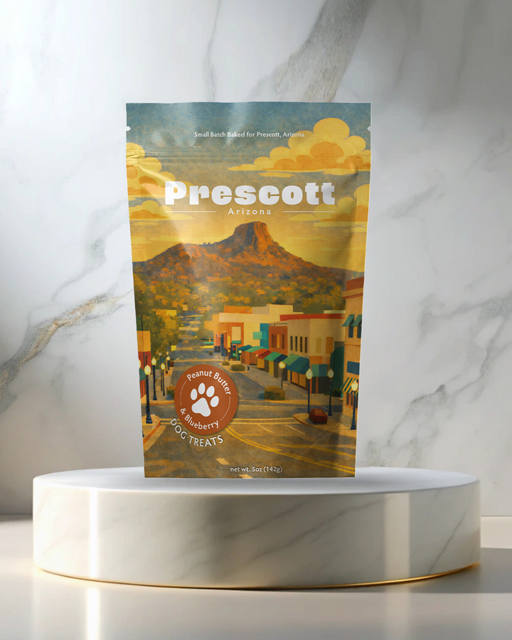 Prescott, AZ Souvenir Dog Treats - 5oz