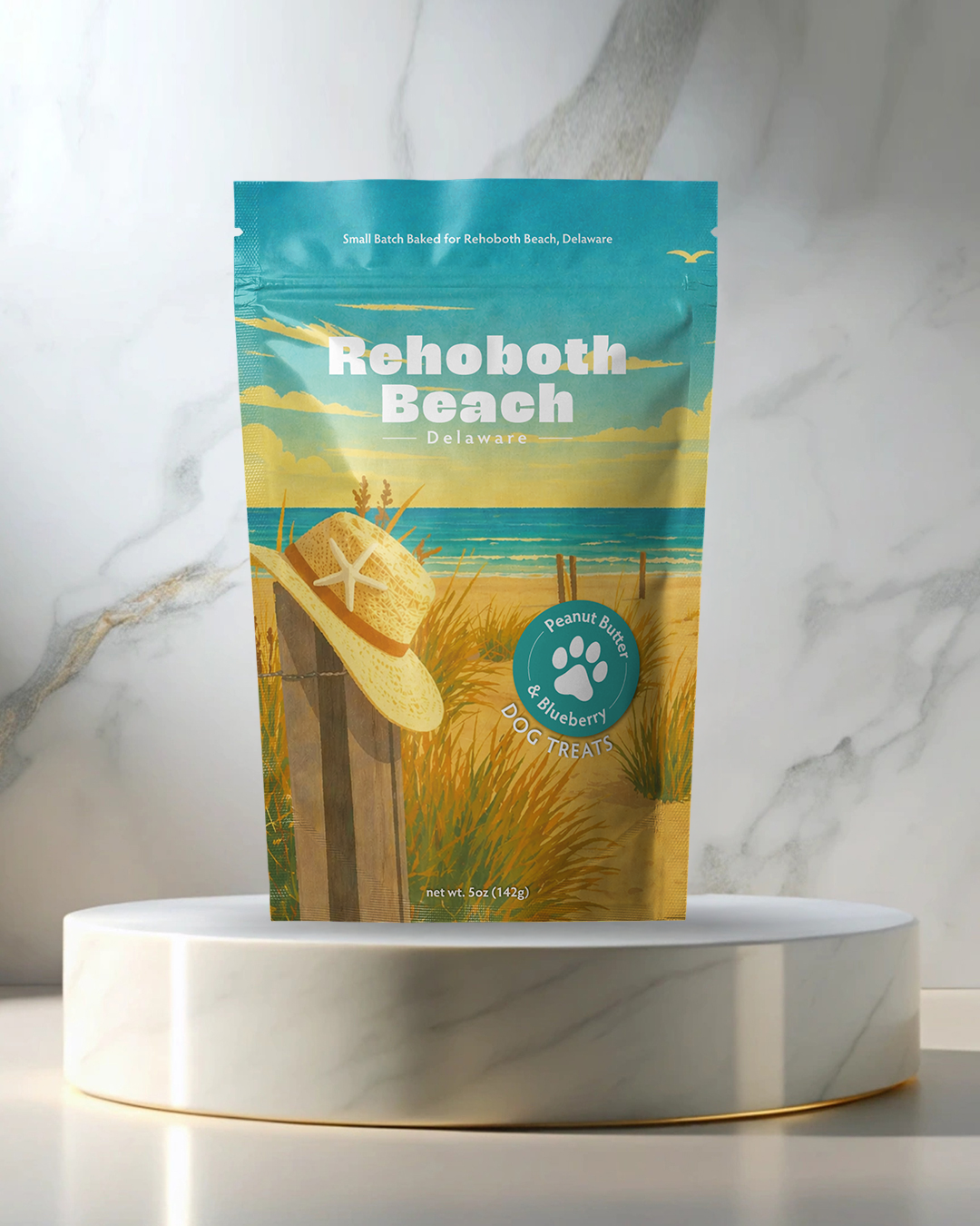 Rehoboth Beach Souvenir Dog Treats - 5oz