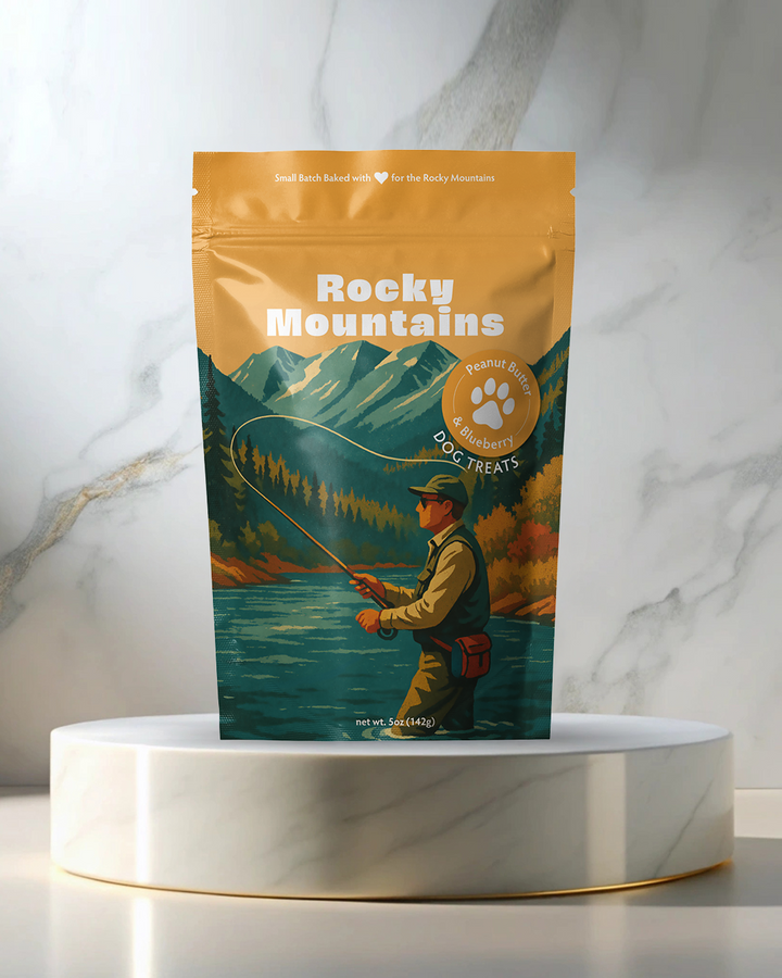 Rocky Mountains Summer Souvenir Dog Treats - 5oz