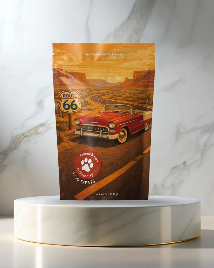 Route 66 Souvenir Dog Treats - 5oz